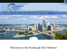 Tablet Screenshot of pittsburghfcu.org